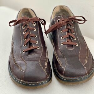 Dr. Martens 11199 Brown Leather Oxford Lace Up Shoes